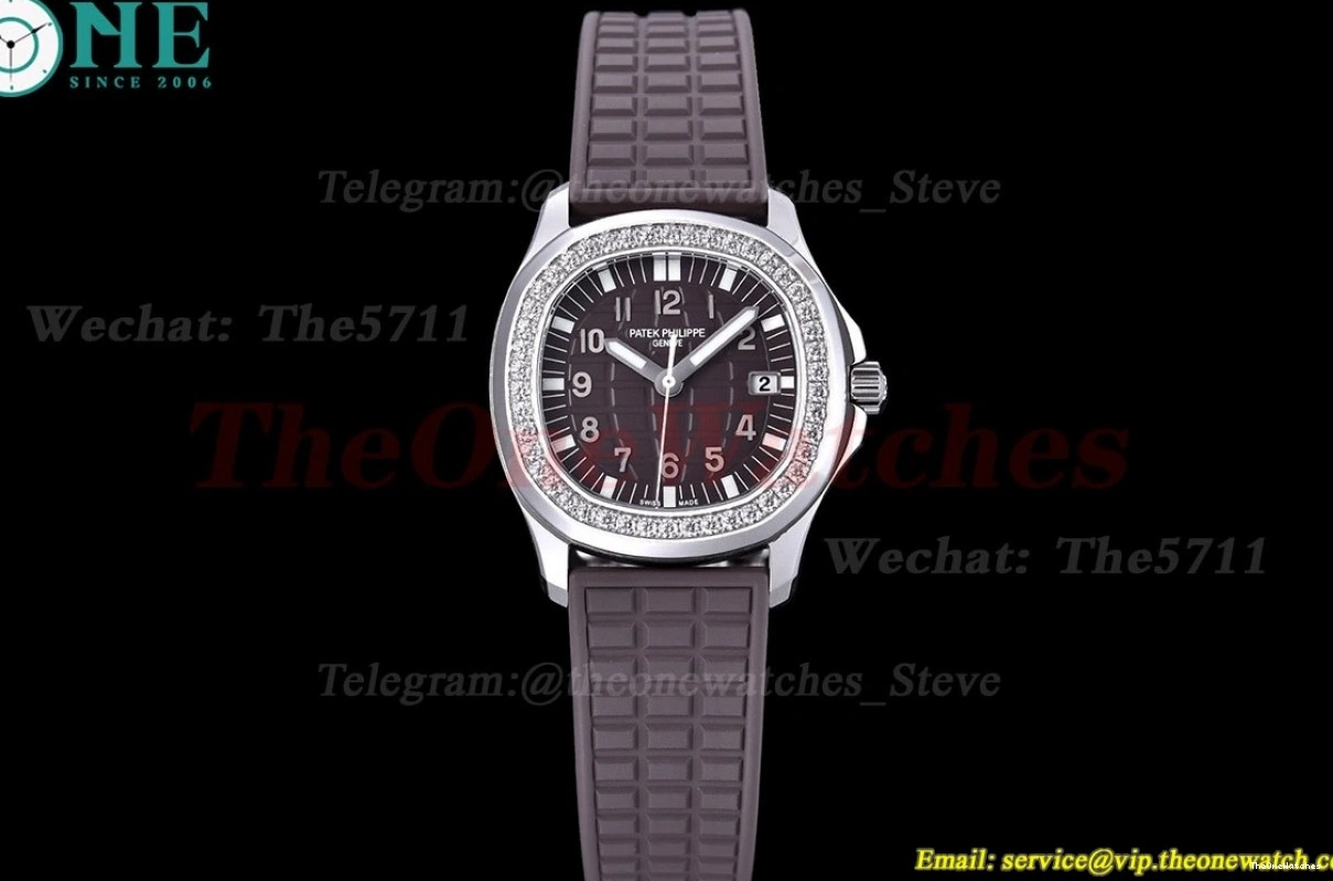 PPF Dial Aquanaut Lady Quartz 5067 RU Dia Brown SS 0225